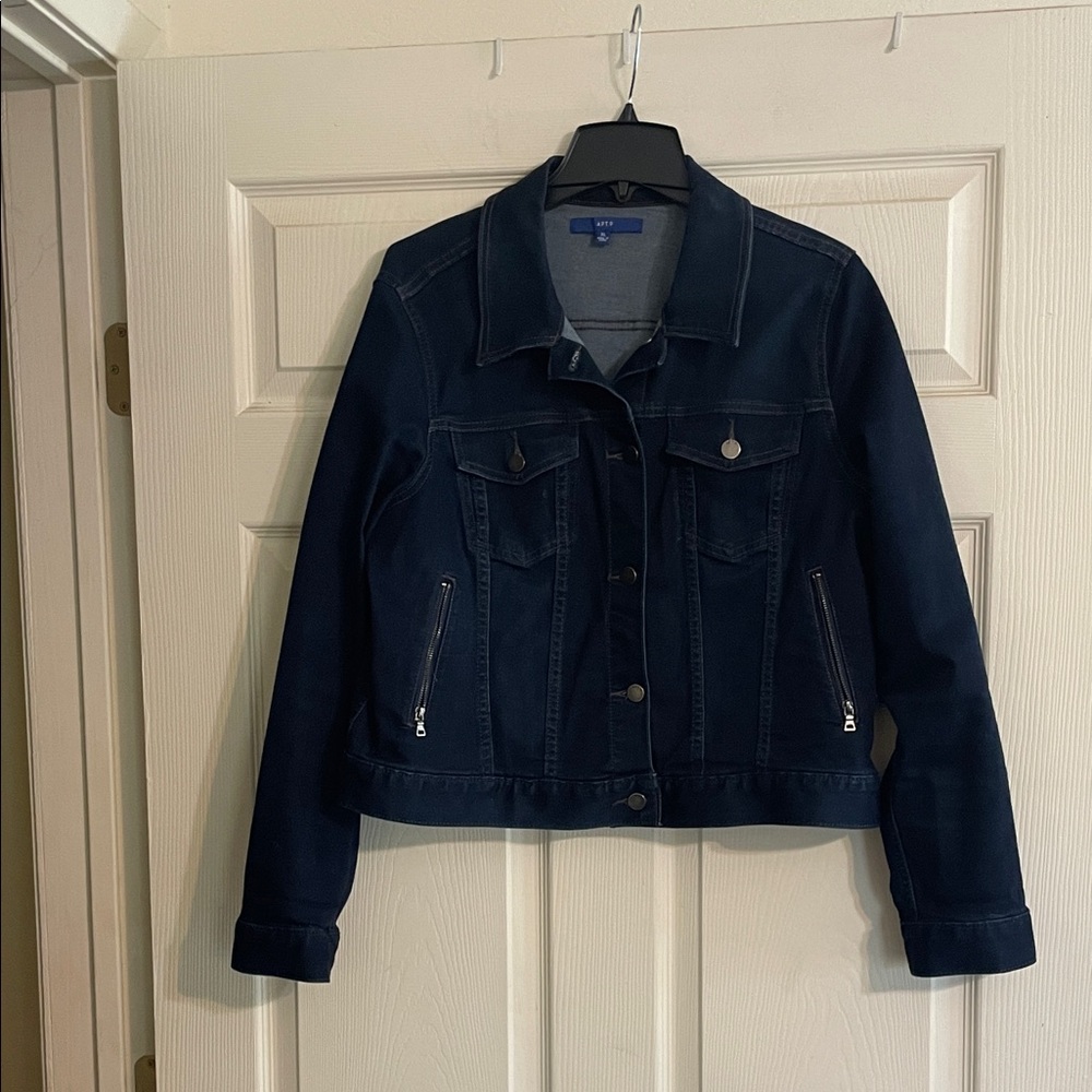 Blue Denim Jacket - Classic Women's Jean Jacket XL